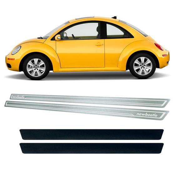 Soleira Porta Vinil Volkswagen New Beetle 1998 a 16 Aço Inox Menor preço em Soleira Porta Vinil Volkswagen New Beetle 1998 a 16 Aço Inox