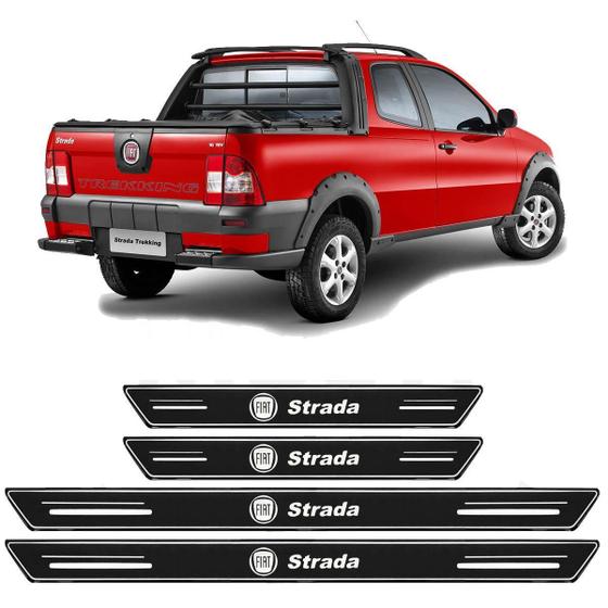 Imagem de Soleira Premium Fiat Strada 2020 2019 2018 2017 2016 2015