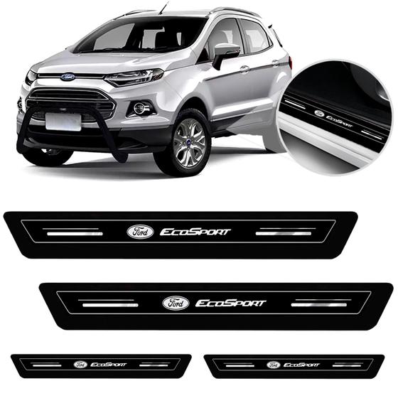 Imagem de Soleira Protetor Porta Platinum Ford Ecosport 2013 2014 2015 2016 2017