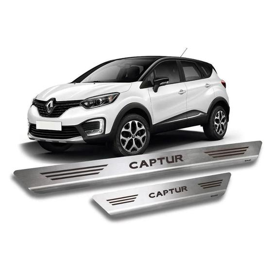 Imagem de Soleira Renault Captur 2017 a 2022 Aço Inox Escovado