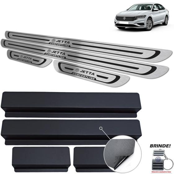 Imagem de Soleiras de Porta Volkswagen Jetta Comfortline Inox Escovado