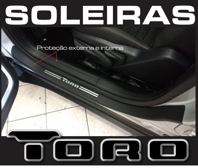 Soleiras Super Protetoras Fiat Toro Menor preço em Soleiras Super Protetoras Fiat Toro
