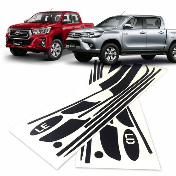 Imagem de Soleiras Super Protetoras HILUX 2016 2017 2018 2019 2020