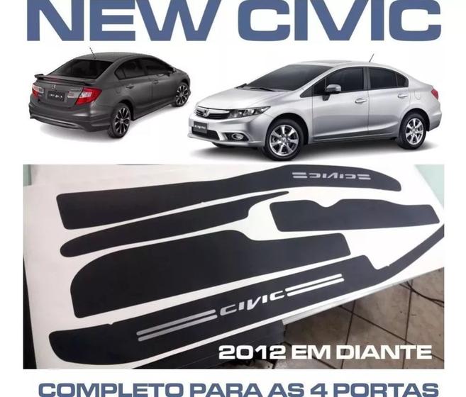 Soleiras Super Protetoras Honda Civic 2012 a 2016 Menor preço em Soleiras Super Protetoras Honda Civic 2012 a 2016