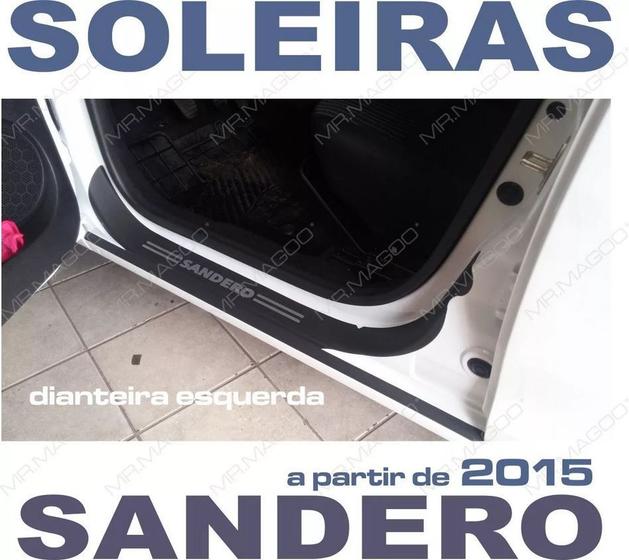 Imagem de Soleiras Super Protetoras Renault Sandero 2015 a 2019