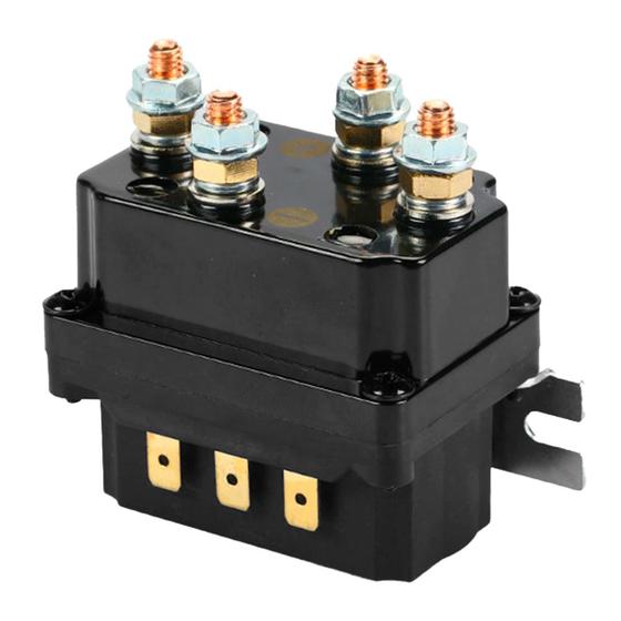 Imagem de Solenoide Rele Inversor  de 4 Pinos P/ Guincho Elétrico 12v