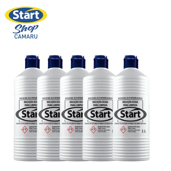 Imagem de Solução Ácida Limpeza Pesada Start 1L  - 5 unidades