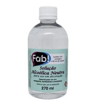 Imagem de Solução Alcoólica Neutra para Decoração 270ml - Fab - Rizzo