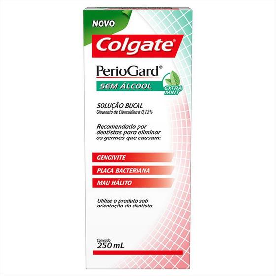 Imagem de Solução Bucal Colgate PerioGard Sem Álcool Extra Mint 250ml