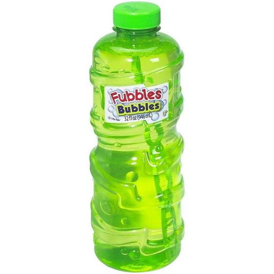Imagem de Solução de Bolhas Fubbles 32oz com Varinha - Kit com Refil (3+)