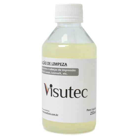 Imagem de Solução de Limpeza para Cartuchos e Cabeça de Impressão 250 ml VISUTEC