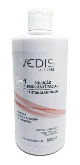 Imagem de Solução Emoliente Facial Trietanolamina 8% 500ml - Vedis