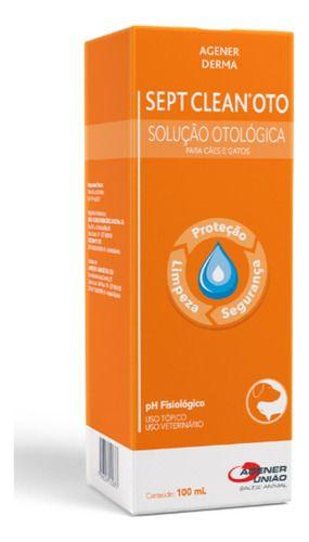 Imagem de Solução Otológica Agener Sept Clean Oto P/ Cães Gatos 100ml