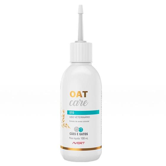 Imagem de Solução Otológica Avert Oat Care para Cães e Gatos - 100 mL