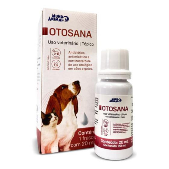 Imagem de Solucao Otologica para Caes e Gatos Oto Sana 20 ml