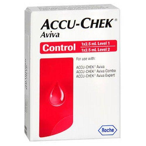 Imagem de Soluções Accu-Chek Aviva - Controle 2 x 2,5ml (Pacote com 2)
