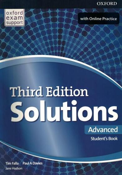 Imagem de Solutions advanced sb and online practice pack - 3rd ed - OXFORD UNIVERSITY