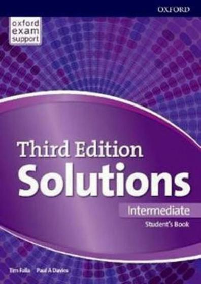 Imagem de Solutions - intermediate - student's book and online practice pack - third edition