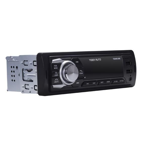 Imagem de Som Automotivo Auto Rádio FM MP3 Player com Bluetooth USB