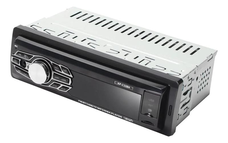 Imagem de Som Automotivo Knup Com Usb, Bluetooth E Leitor De Cartão Sd