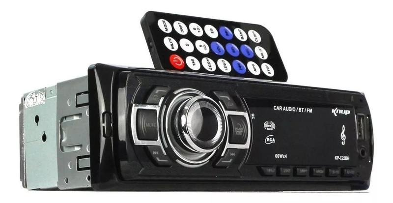 Imagem de Som Automotivo Knup KP-C22BH Bluetooth USB SD/MMC 60W FM LED