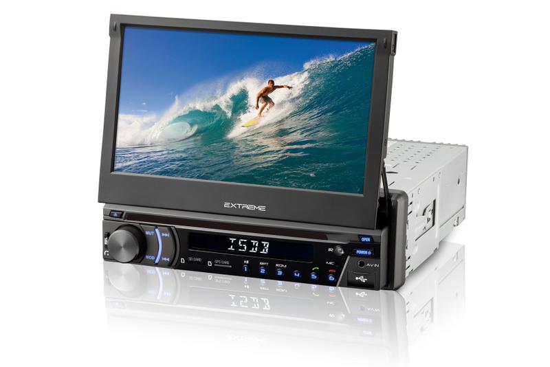 Imagem de Som Automotivo Multilaser Extreme 7 Pol, Com Gps Tv Digital E Dvd Player - GP042