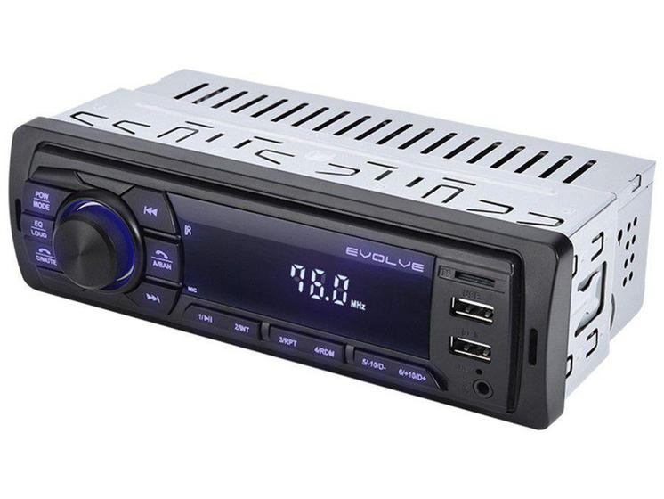 Som Automotivo Multilaser MP3 Player Rádio FM Bluetooth USB Micro SD