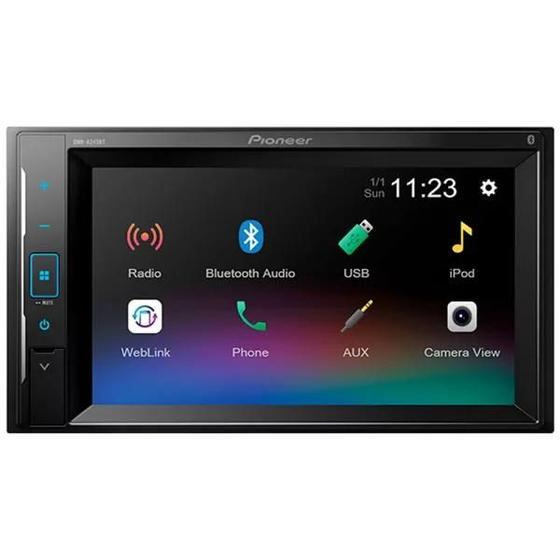 Imagem de Som Automotivo Pioneer DMH-A245BT - 50W - USB/AUX - Bluetooth - AM/FM - 6.2''