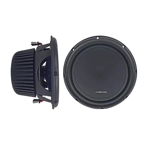 Imagem de Som Automotivo Subwoofer 10' Bobina Dupla de 2 OHMS Audiophonic C1 10 D2