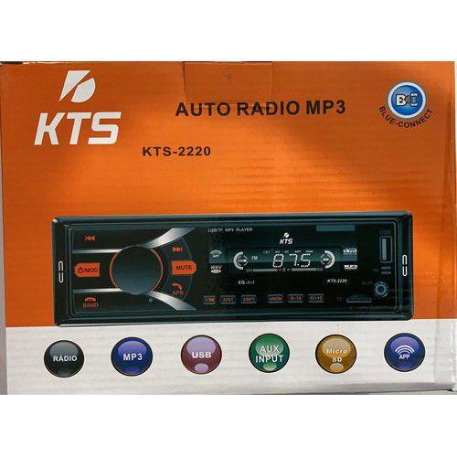 Imagem de Som Pra Carro Mp3 Player kts 2220 Bt Usb Rádio Fm - Original