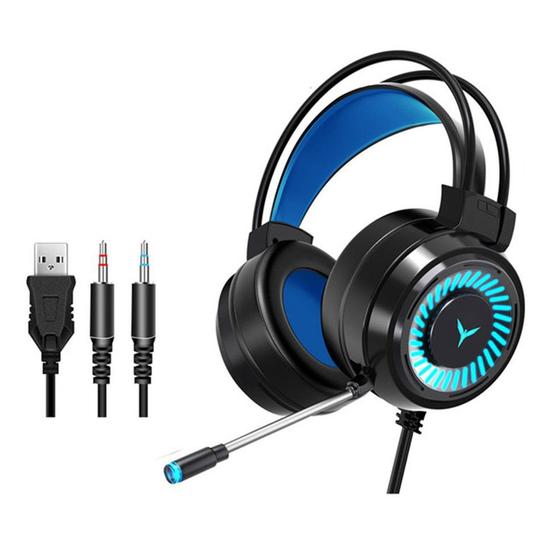 Imagem de Som surround de fones de ouvido estéreo para jogos com fio