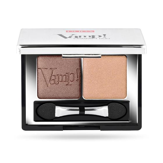 Imagem de Sombra de olhos Compact Duo Pupa Milano Vamp! 004 Bronze Amber