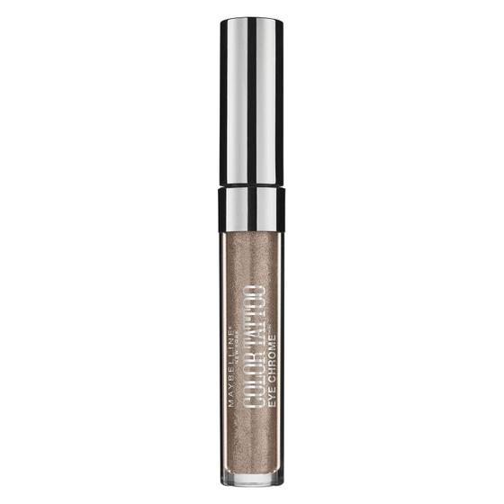 Sombra para Olhos Maybelline Color Tattoo Eye Chrome Fool's Gold - 3,2ml Imagem de Sombra para Olhos Maybelline Color Tattoo Eye Chrome Fool's Gold - 3,2ml