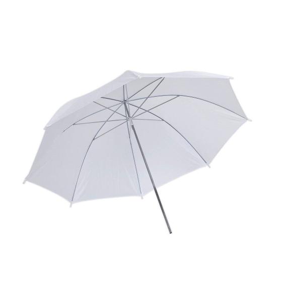 Imagem de Sombrinha 91cm Difusora Branca Greika Estúdio Fotográfico