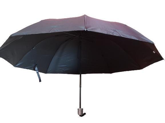 Imagem de Sombrinha Guarda Chuva Manual Sem Estampa Com Tecido Pongee