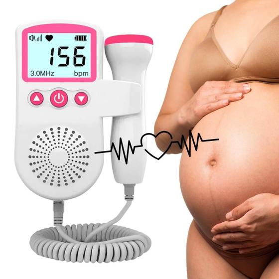 Imagem de Sonar Fetal Monitor Cardíaco Obstétrica Portátil Pré Natal