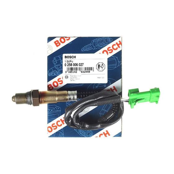 Imagem de Sonda Lambda Bosch Peugeot 206 306 307 407 C3 C4 0258006027