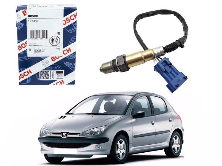 Imagem de Sonda lambda pos catalisador bosch peugeot 206 1.6 16v 2000 a 2003