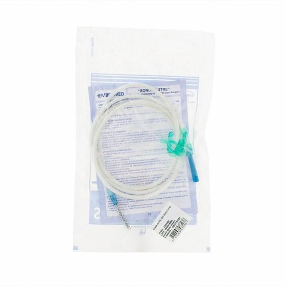 Imagem de Sonda Nutri Embramed para Nutrição Enteral Nº 12 com Fio Guia KIT COM 2 UND