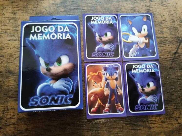 Imagem de Sonic Jogo Da Memória 50 Cartas Desafie Sua Memória Estampas