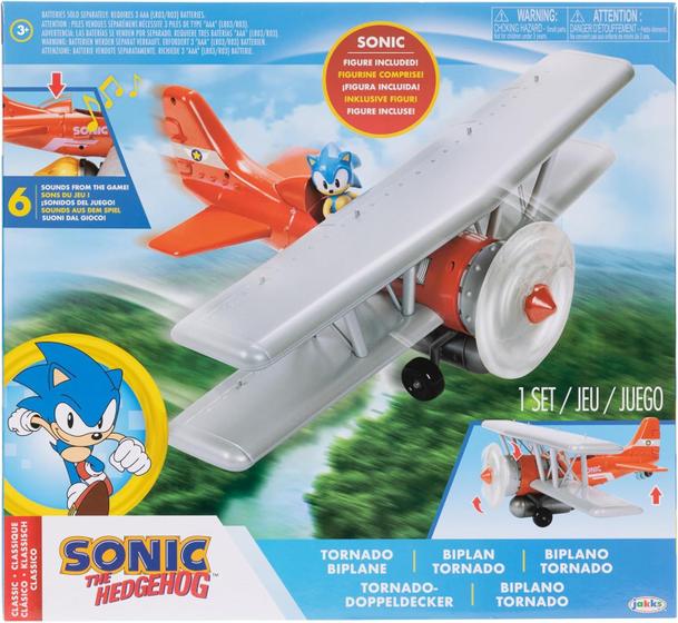 Imagem de Sonic The Hedgehog Aviçao Tornado Biplane Sunny 4419