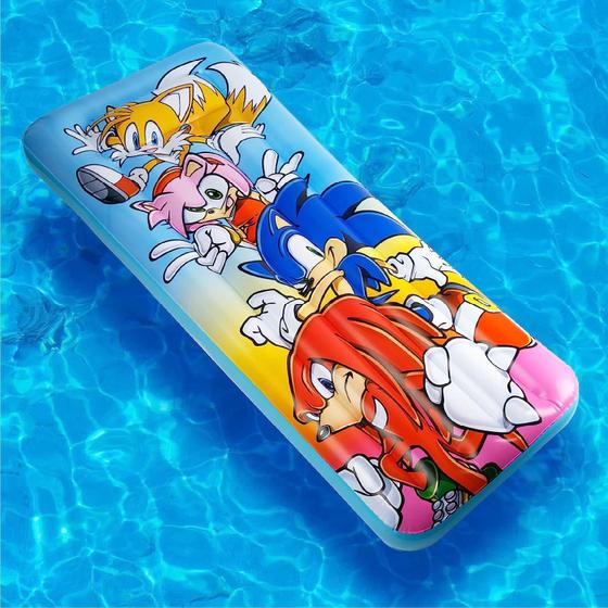 Sonic The Hedgehog Inflatable Pool Float 67" Jogo Licenciado Mighty