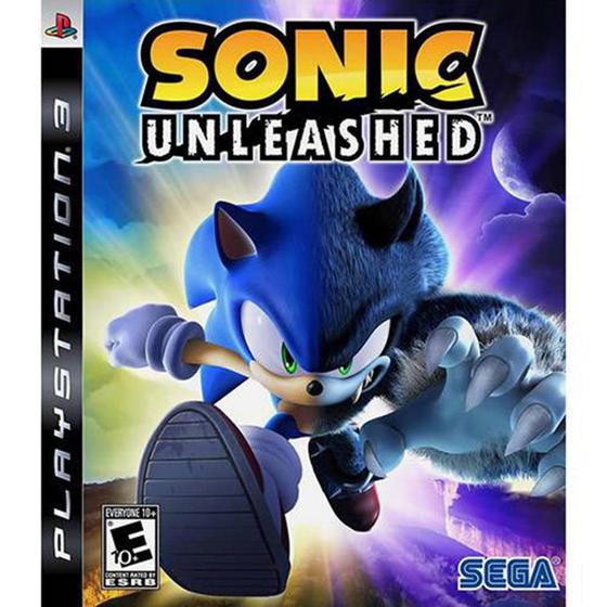 Jogo Sonic Unleashed - Playstation 3 - Sega