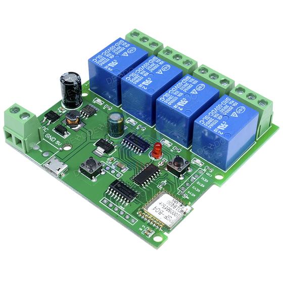 Sonoff Relé Placa Módulo Wifi Pulso 4ch Portão Garagem Fechadura Dc 5v 12v 32v Ewelink Automação Menor preço em Sonoff Relé Placa Módulo Wifi Pulso 4ch Portão Garagem Fechadura Dc 5v 12v 32v Ewelink Automação