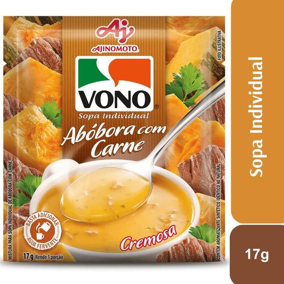 Imagem de Sopa cremosa vono sabor abóbora com carne 17g