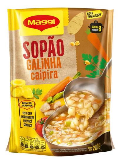 Imagem de Sopa instantanea Maggi sopao galinha caipira 200g