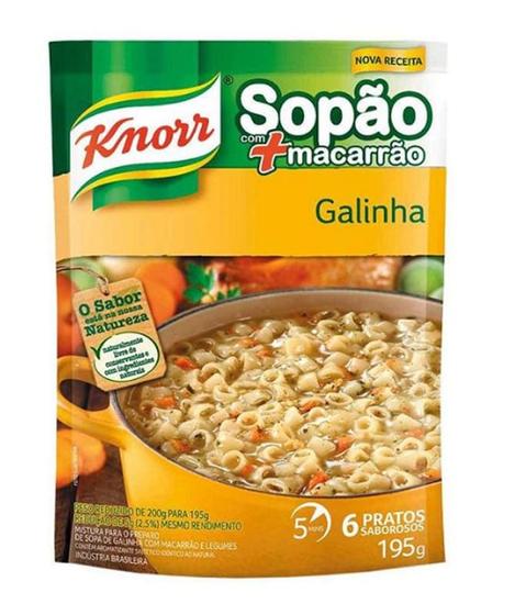 Imagem de Sopão de Galinha com mais Macarrão KNORR 195g