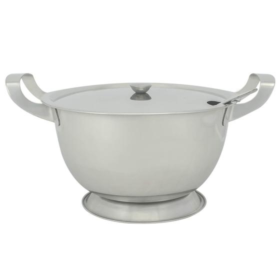 Sopeira Com Concha Aço Inox 21cm