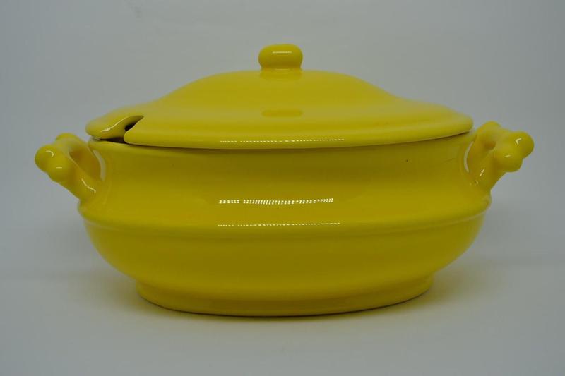 Imagem de Sopeira de cerâmica amarela 3 litros
