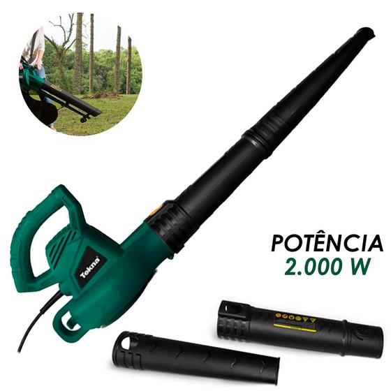 Soprador aspirador de folhas eletrico 2000w Menor preço em Soprador aspirador de folhas eletrico 2000w